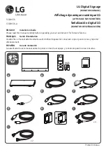 Предварительный просмотр 1 страницы LG 55EW5TK Installation Manual