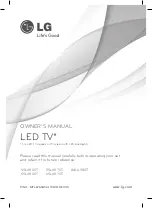 LG 55LA965T Owner'S Manual preview