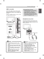 Предварительный просмотр 27 страницы LG 55LA965Y.AMF Owner'S Manual