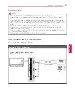 Preview for 27 page of LG 55LA9700 Owner'S Manual