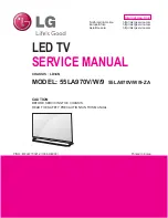 Preview for 1 page of LG 55LA9709 Service Manual