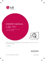 LG 55LB8700 Owner'S Manual предпросмотр