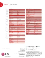 Preview for 4 page of LG 55LD520C Specifications