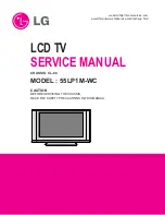 LG 55LP1M-WC Service Manual предпросмотр