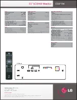 Предварительный просмотр 2 страницы LG 55LP1M Specifications