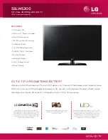 Preview for 1 page of LG 55LW5300 Specifications