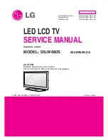 Предварительный просмотр 1 страницы LG 55LW980S Service Manual