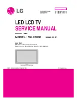 Preview for 1 page of LG 55LX9500 Service Manual