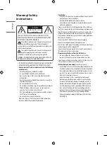 Предварительный просмотр 2 страницы LG 55SM8100PVA.AFUZ Owner'S Manual