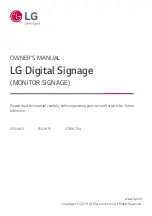 Предварительный просмотр 1 страницы LG 55SVH7F Owner'S Manual