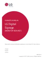 Предварительный просмотр 1 страницы LG 55TC3D Owner'S Manual