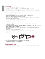 Предварительный просмотр 8 страницы LG 55TC3D Owner'S Manual