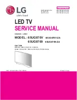 LG 55UF770T Service Manual preview