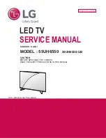 LG 55UH6550 Service Manual предпросмотр