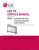 Предварительный просмотр 1 страницы LG 55UN6900PUB Service Manual