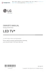 Preview for 1 page of LG 55UN711C0ZB Owner'S Manual