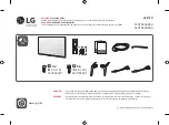 LG 55UT660H0SA Easy Setup Manual preview