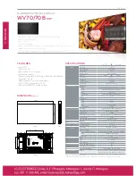 Preview for 2 page of LG 55WV70 Specifications