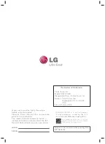 Предварительный просмотр 84 страницы LG 55WV70MD Owner'S Manual