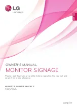 Предварительный просмотр 1 страницы LG 55WV70MS Owner'S Manual