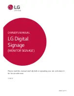 LG 55XE3C Owner'S Manual предпросмотр