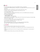 Preview for 17 page of LG 55XE3C Owner'S Manual