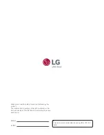 Preview for 26 page of LG 55XE3C Owner'S Manual