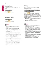 Preview for 20 page of LG 55XF2B Owner'S Manual