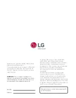 Preview for 56 page of LG 55XF2B Owner'S Manual