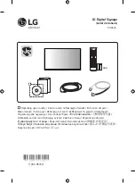 LG 55XS2C Quick Start Manual предпросмотр