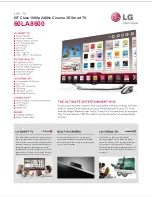 LG 60LA8600 Specifications предпросмотр