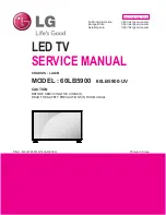 Preview for 1 page of LG 60LB5900 Service Manual