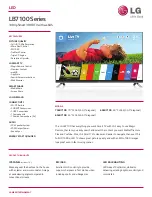 LG 60LB7100 Specifications preview