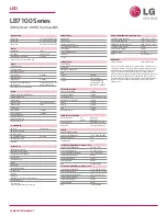 Preview for 2 page of LG 60LB7100 Specifications