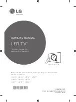 Предварительный просмотр 3 страницы LG 60LB730V Owner'S Manual