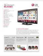 Preview for 1 page of LG 60LN5600 Specifications