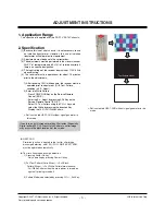 Предварительный просмотр 5 страницы LG 60PB4DA -  - 60" Plasma TV Service Manual