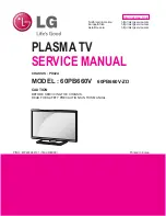 LG 60PB660V Service Manual preview