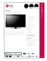 LG 60PS11 -  - 60" Plasma TV Specifications preview