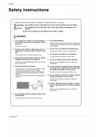 Предварительный просмотр 2 страницы LG 60PY2R Owner'S Manual