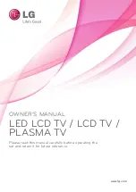 Предварительный просмотр 1 страницы LG 60PZ570T Owner'S Manual