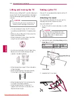 Предварительный просмотр 14 страницы LG 60PZ750S Owner'S Manual