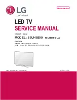 LG 60UH8500 Service Manual предпросмотр