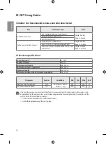 Предварительный просмотр 26 страницы LG 60UL3E Owner'S Manual