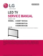 Предварительный просмотр 1 страницы LG 60UM6900PUA Service Manual