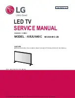 LG 60UU640C Service Manual предпросмотр