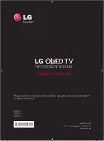 LG 65EC970V Owner'S Manual предпросмотр