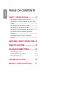 Preview for 2 page of LG 65EE5PC Owner'S Manual