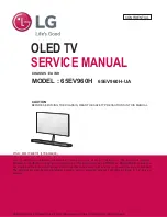 Предварительный просмотр 1 страницы LG 65EV960H Service Manual