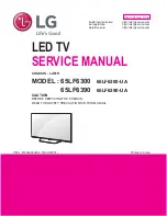 Предварительный просмотр 1 страницы LG 65LF6300 Service Manual